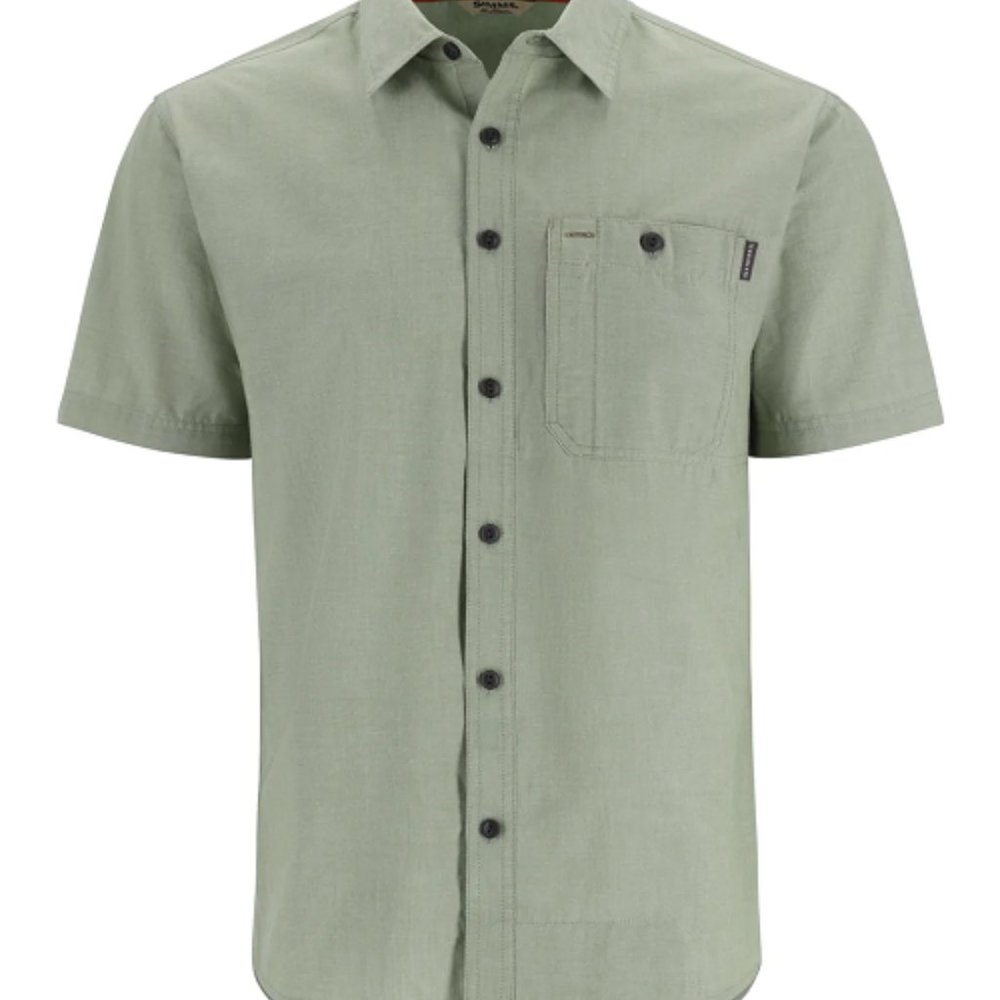 Cutbank Chambray Short Sleeve Shirt- Field Chambray